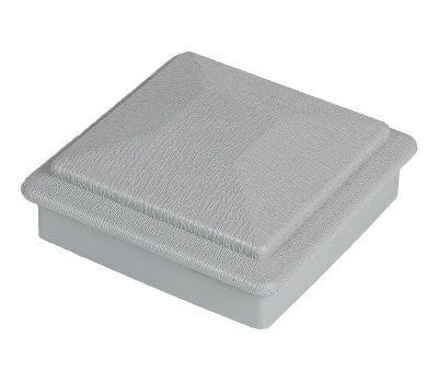 Крышка верхняя ПВХ для столба 100х100 Серый от производителя  Deckart (Россия) по цене 337 р