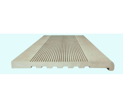 Полнотелые ступени из ДПК  Крем от производителя  NanoWood по цене 2 430 р
