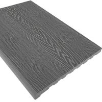 Ступень из ДПК Wood-Х 348х22 Серый 3D