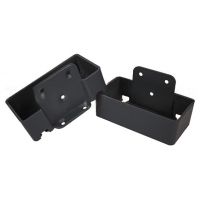 Крепление перил из алюминия прямое Графит Крепление перил из алюминия прямое Графит