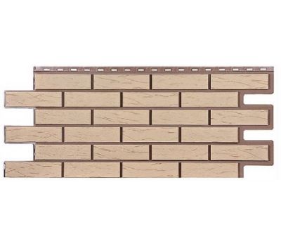 Фасадные панели СЕРИЯ кирпич Саман - Желтый от производителя Т-сайдинг по цене 580 р Фасадные панели СЕРИЯ кирпич Саман - Желтый от производителя Т-сайдинг по цене 580 р