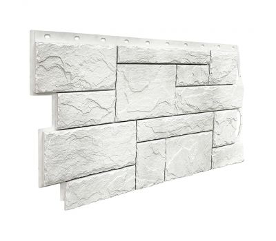 Фасадные панели (цокольный сайдинг) коллекция Камень Природный - Жемчужный от производителя  Fineber по цене 740 р