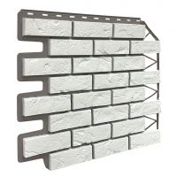 Фасадные панели Кирпич Баварский - Белый Фасадные панели Кирпич Баварский - Белый