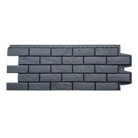 Фасадные панели Премиум состаренный кирпич Графит (шов RAL 9005) Фасадные панели Премиум состаренный кирпич Графит (шов RAL 9005)