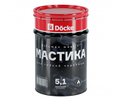  Мастика кровельная 5л от производителя  Docke по цене 2 200 р