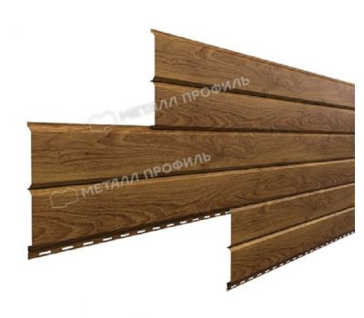 Металлический сайдинг Lбрус-15х240 (ECOSTEEL_MA-01-МореныйДуб-0.5) от производителя  Металл Профиль по цене 1 550 р