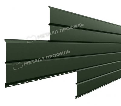 Металлический сайдинг Lбрус-15х240 (VikingMP-01-6007-0.45) Бутылочно-зеленый от производителя  Металл Профиль по цене 1 550 р