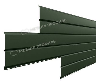 Металлический сайдинг Lбрус-15х240 (VikingMP E-20-6007-0.5) Бутылочно-зеленый от производителя  Металл Профиль по цене 1 550 р