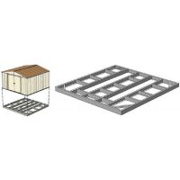 Основание-фундамент для металлического сарая 3x2 м