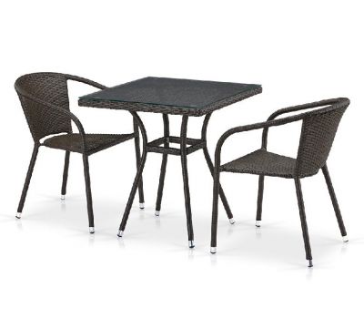 Комплект плетеной мебели из иск. ротанга T282BNT/Y137C-W53 Brown 2Pcs от производителя Afina по цене 25 500 р Комплект плетеной мебели из иск. ротанга T282BNT/Y137C-W53 Brown 2Pcs от производителя Afina по цене 25 500 р