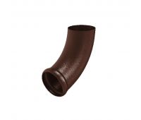Отвод трубы декорированный RAL 8017 Коричневый matt 150/100