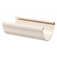 Соединитель желоба Lux ПВХ Латте