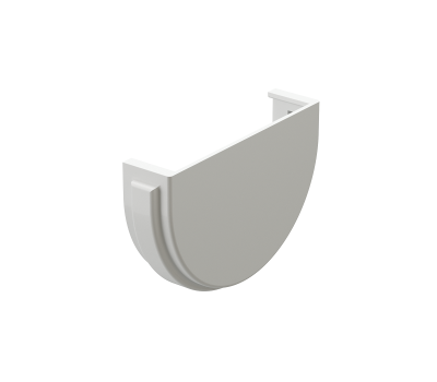 Заглушка желоба универсальная Premium ПВХ Пломбир от производителя  Docke по цене 103 р